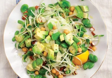 Avocado and Fava Bean Salad
