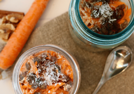 carrot cake overnight oat pinterest