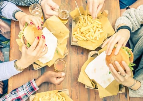 gut microbiome junk food