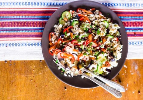 Adventist Brown Rice Salad