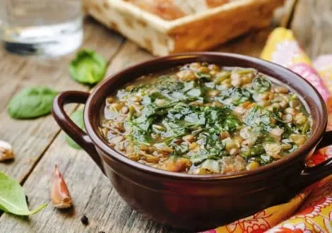 lentil soup swiss chard