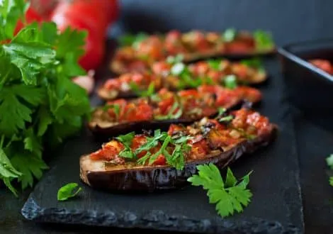 stuffed eggplant