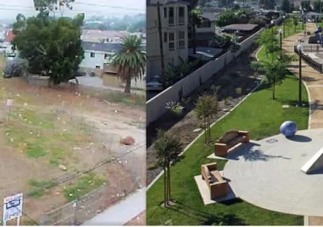 RotaryCentennialPark Before After