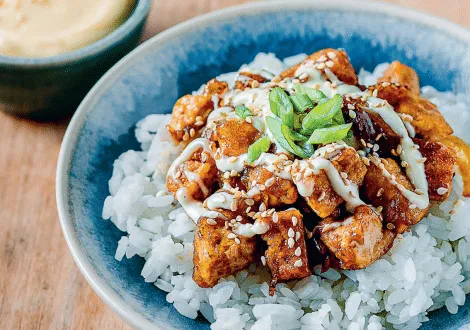 Teriyaki Tofu Don