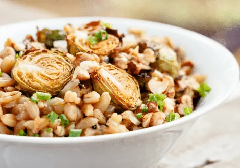 Lemon Vinaigrette Wheat Berry Salad