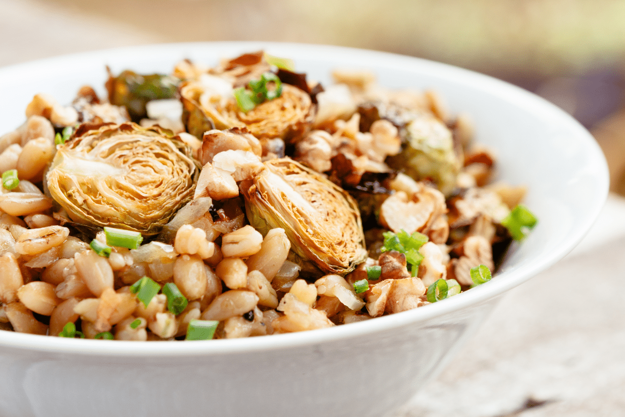 Lemon Vinaigrette Wheat Berry Salad