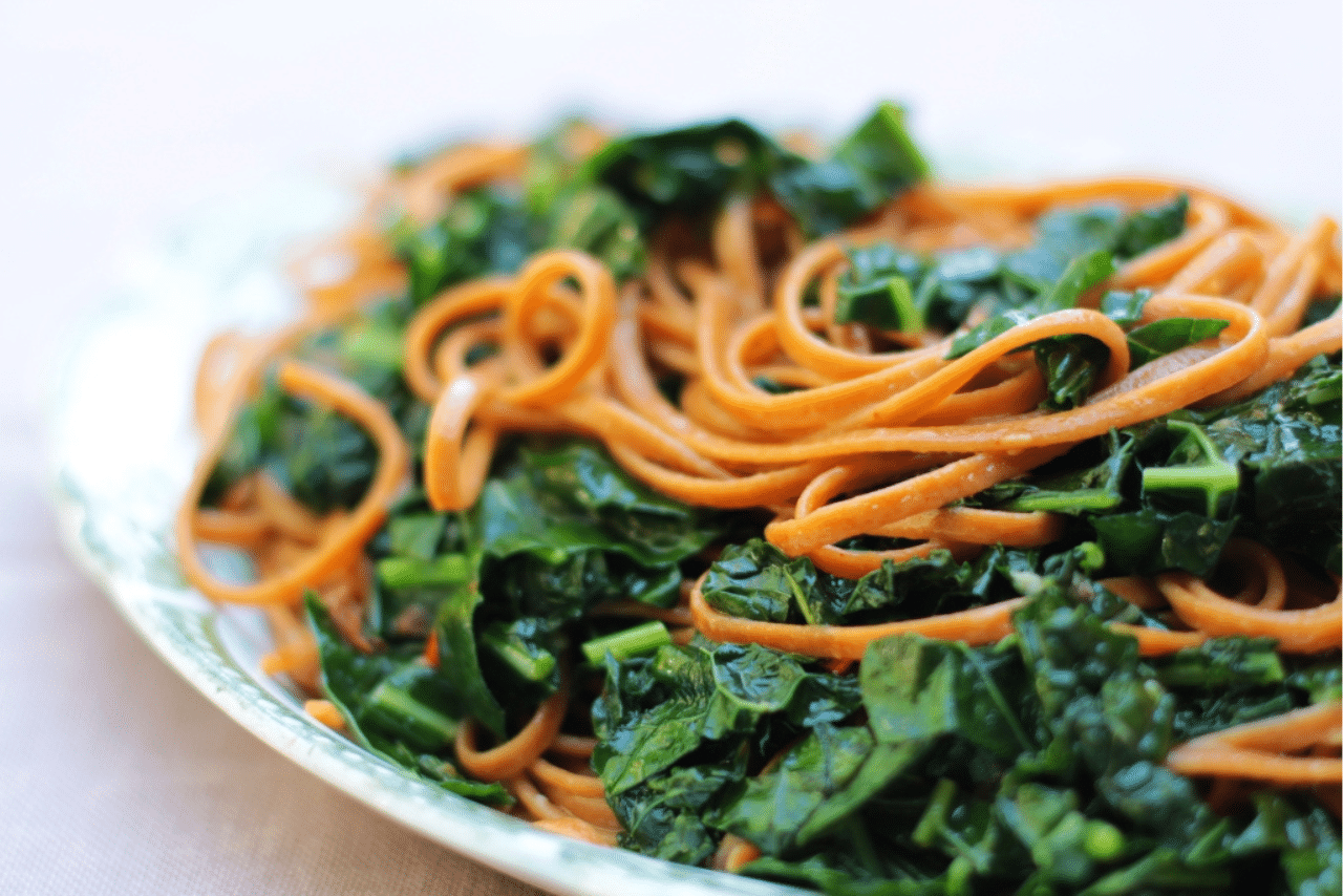 Chilli Linguini with Cavolo Nero